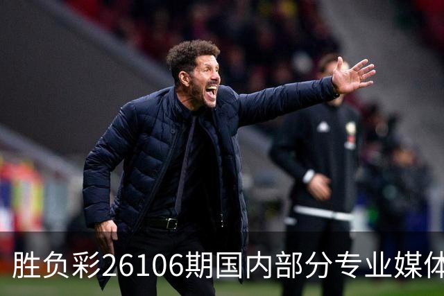 胜负彩26106期国内部分专业媒体复式推荐总汇